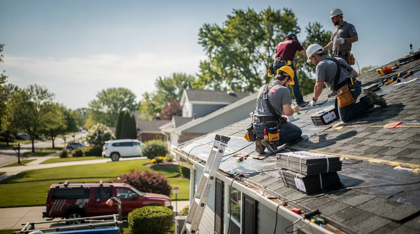 Roof Repair in Pleasantville, IA around you
